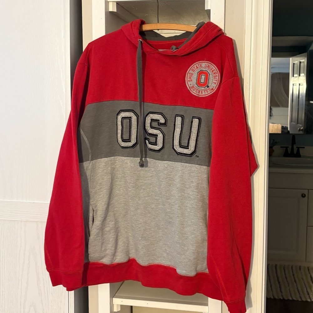 OSU Red and Gray Hoodie